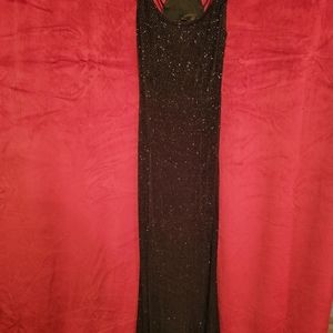 Vintage Bari-Jay Made in USA Glitter Gown.  Size 3/4